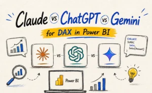 Claude vs ChatGPT vs Gemini for DAX in Power BI