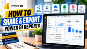How to Share & Export Power BI Reports (Excel, PDF, PowerPoint & Free Users)