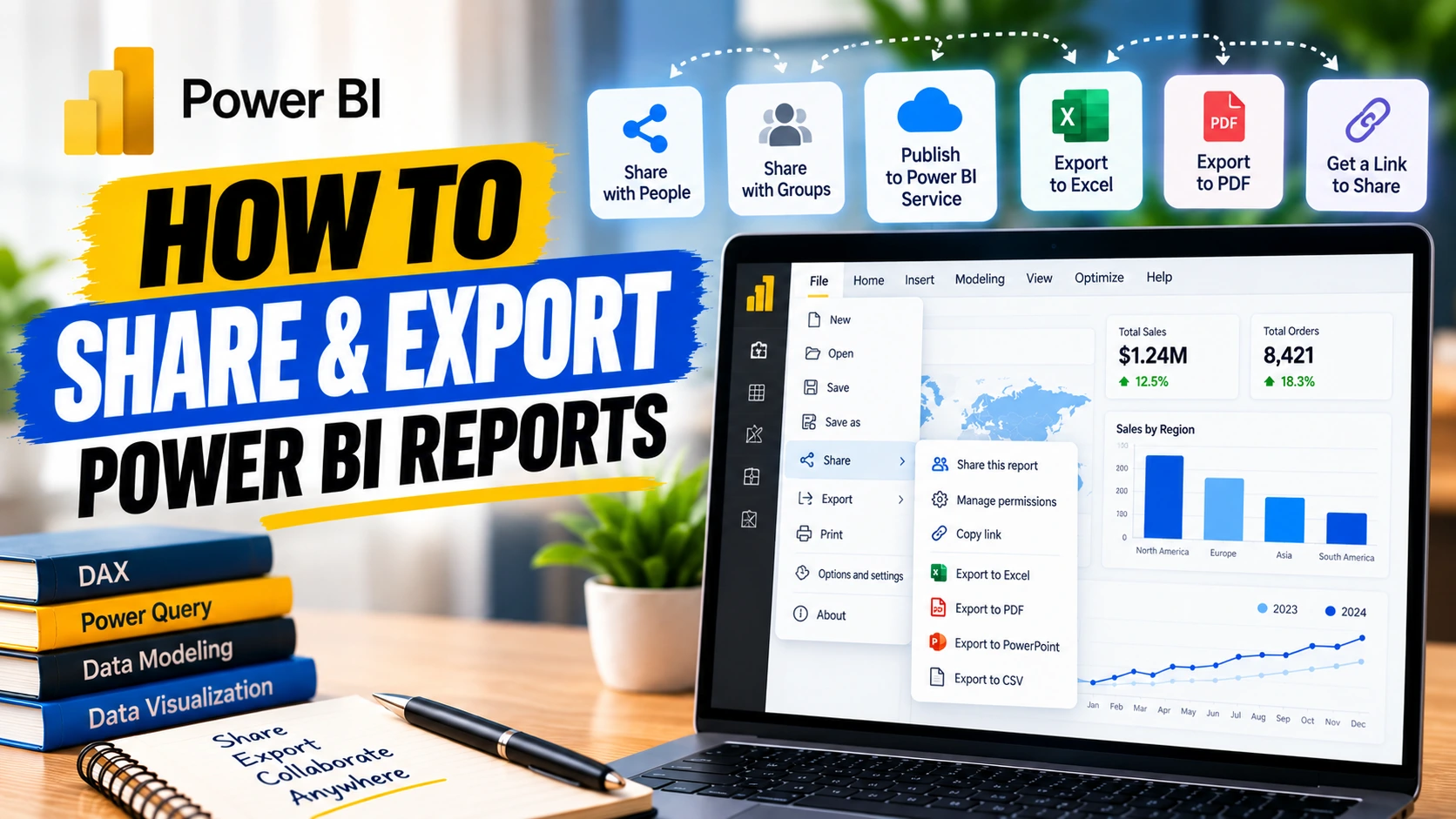 How to Export Power Bi Reports